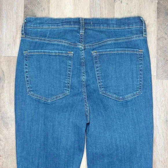 Free People High Rise Stretch Skinny Jeans Sz 30R Dark Wash 61855-16515125 - Picture 10 of 16